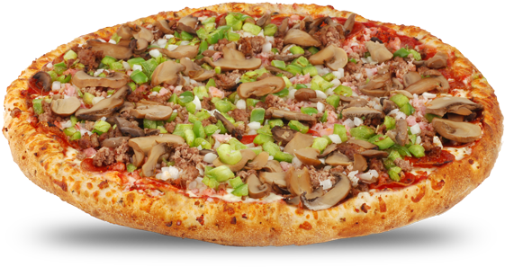Some Call It A Deluxe, Some Call It A Supreme And Some - California-style Pizza (600x350), Png Download