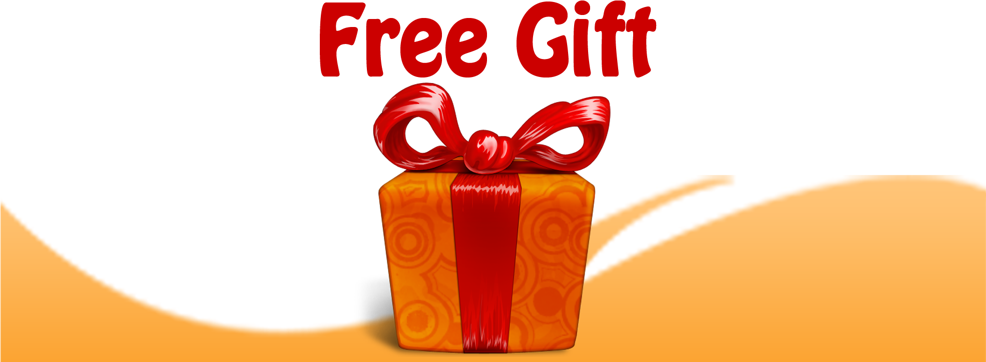Free Gift - Free Gift For You (1969x787), Png Download