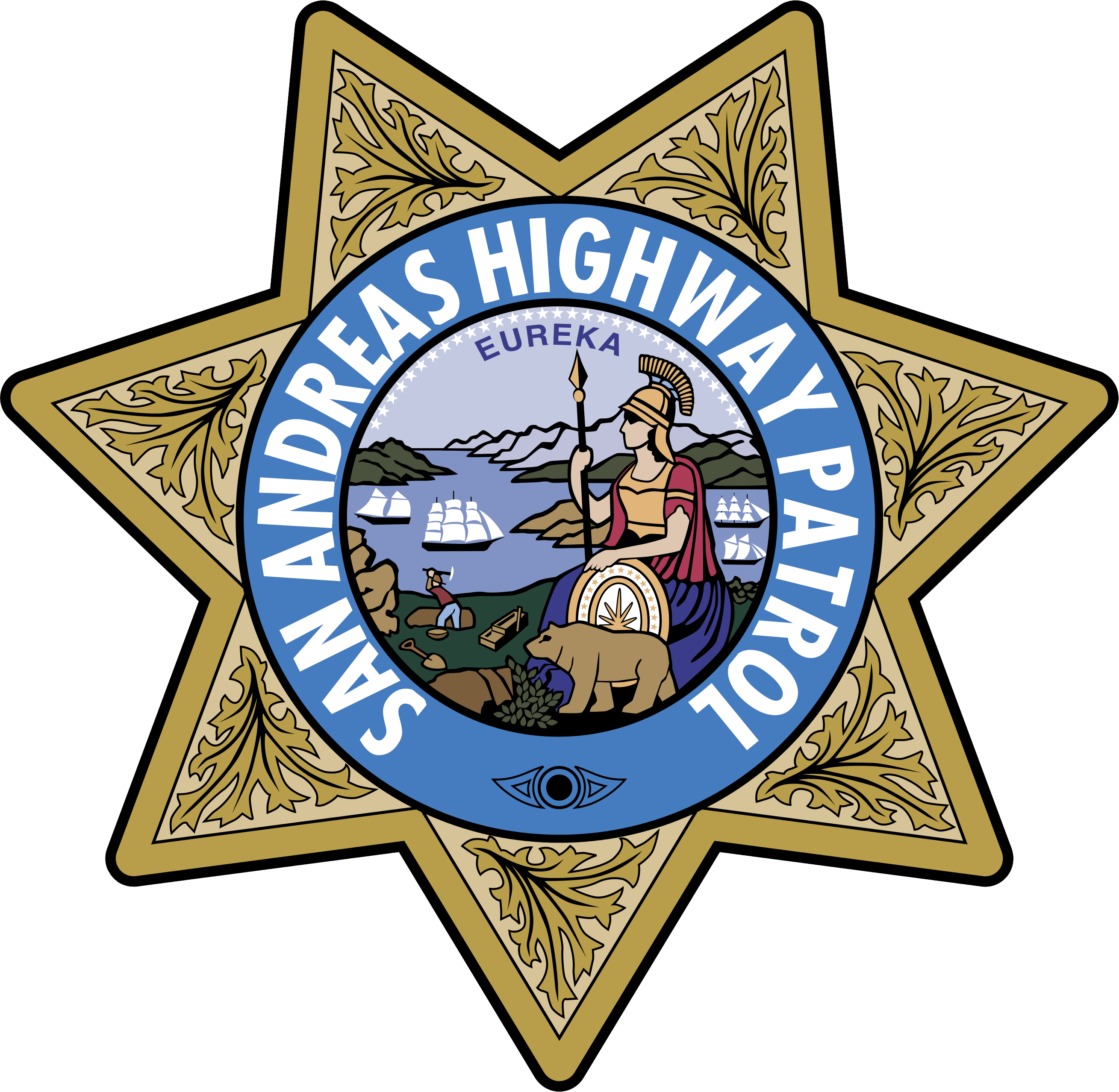 Latestcb=20160205180831 - California Highway Patrol Badge (2618x2556), Png Download