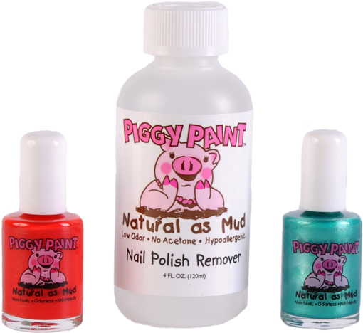 Piggy Paint Polish - Piggy Paint Nail Polish Remover - 4 Oz (540x540), Png Download