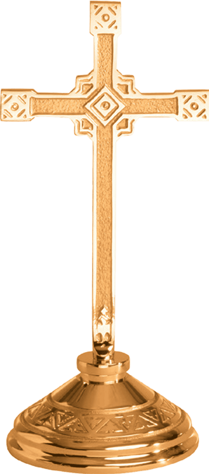 Autom 17" Altar Cross Bronze Satin (800x1812), Png Download