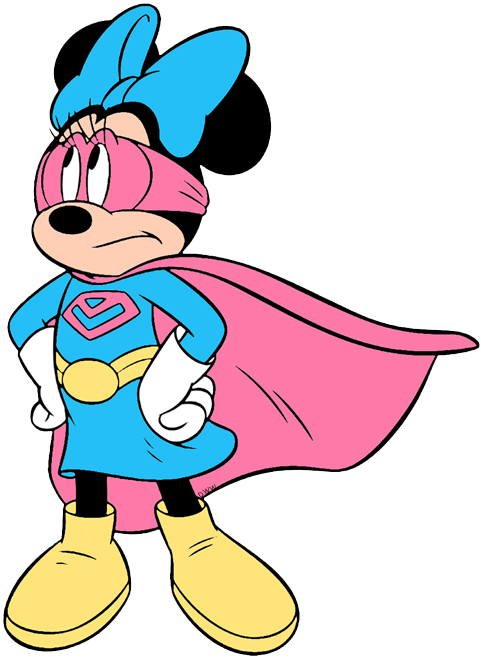 Minnie Mouse Clip Art 2 Disney Clip Art Galore - Super Minnie Mouse (481x657), Png Download