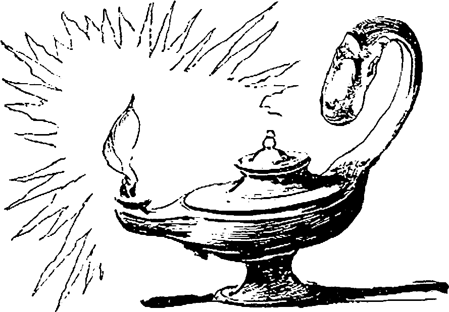 Magic Lamp Illustration - Illustration (1060x751), Png Download