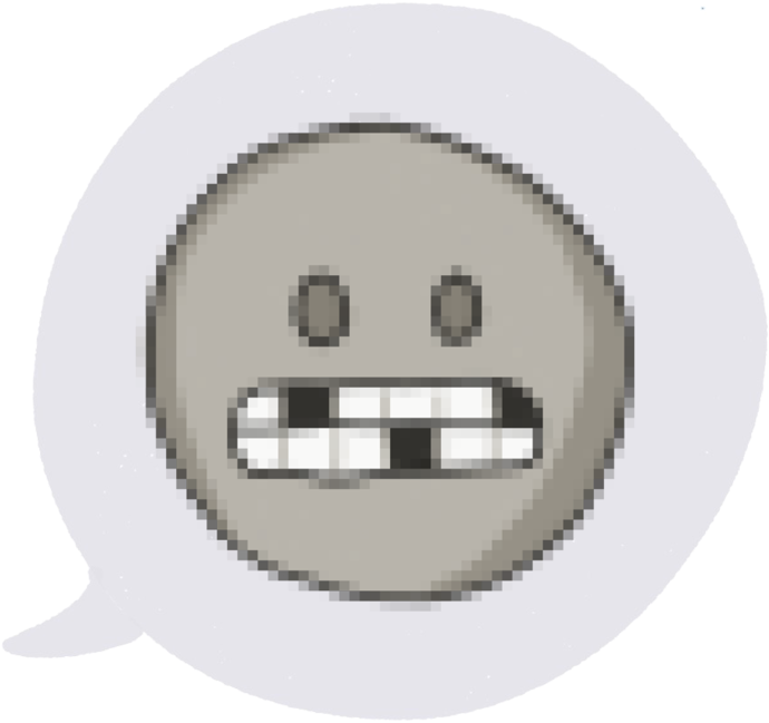 Emoji Ground Teeth (1000x809), Png Download