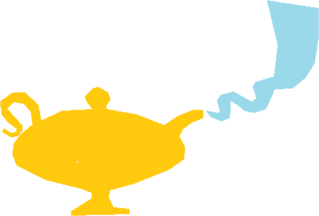 Computer Icons Magic Lantern Silhouette - Magic Lantern Clipart (1109x750), Png Download