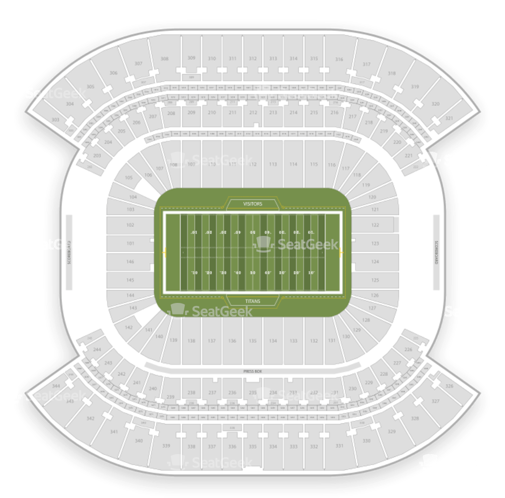 Tennessee Titans Seating Chart Map Seatgeek Nissan Stadium Png Image With No Background Pngkey Com