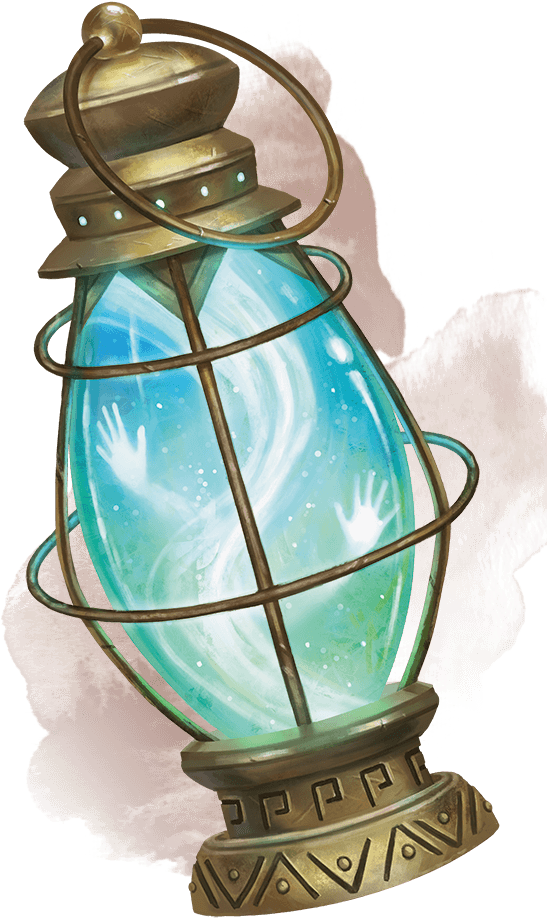 Ghost Lantern - Ghost Lantern Tomb Of Annihilation (615x1000), Png Download