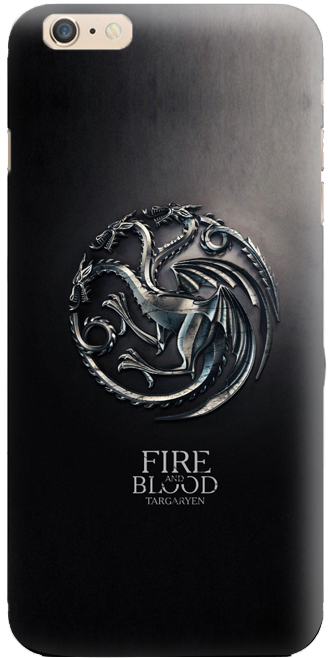Targaryen Fire And Blood Phone Cover - Game Of Thrones Dragon Vein Pendant Necklace Daenerys (800x800), Png Download