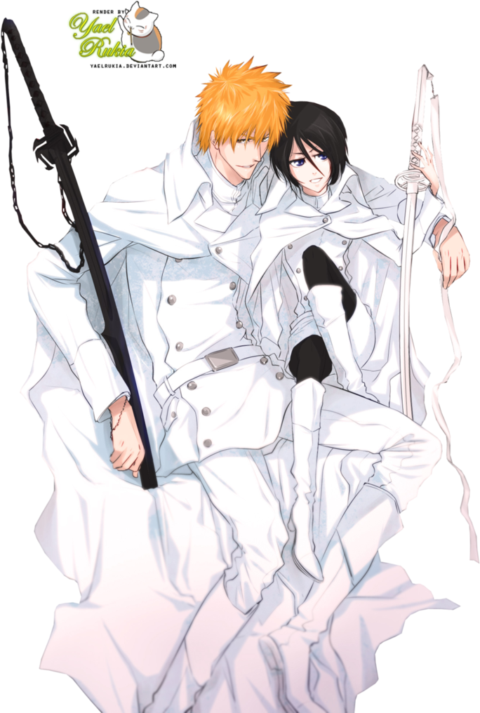 New Recruits For Yhwach - Ichigo Y Rukia Quincy (774x1032), Png Download