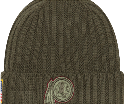 Washington Redskins New Era Nfl On-field Collection - Men's Washington Redskins New Era Olive 2017 Salute (640x360), Png Download