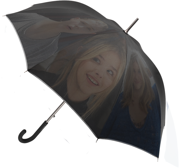 1426694878920 Umbrellas2 Chloe Moretz 1426694878920 - Portable Network Graphics (761x684), Png Download
