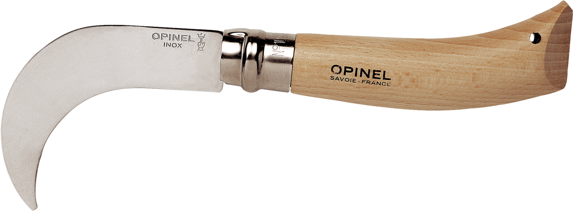 No 10 Stainless Steel Pruning Knife - Opinel Billhook No.10 (1200x560), Png Download