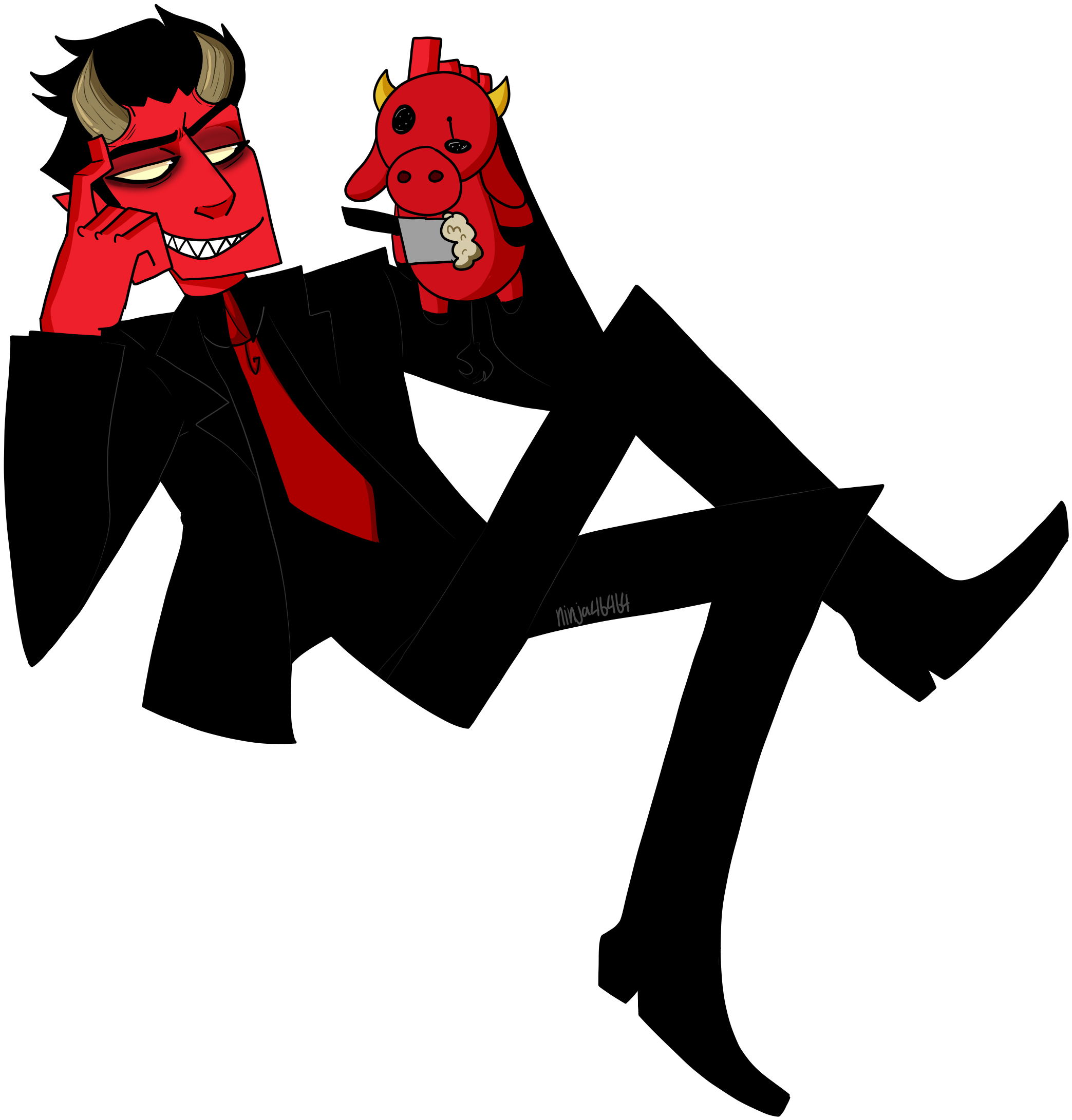 Fan Artthe Devil - Devil Himself (2328x2394), Png Download