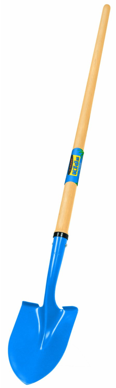 Truper Kids Garden Tools Round Point Shovel - Garden Tool (1356x1491), Png Download