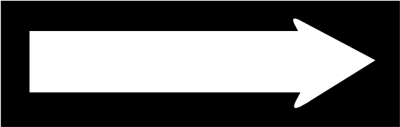 One Way Sign Clip Art (600x205), Png Download