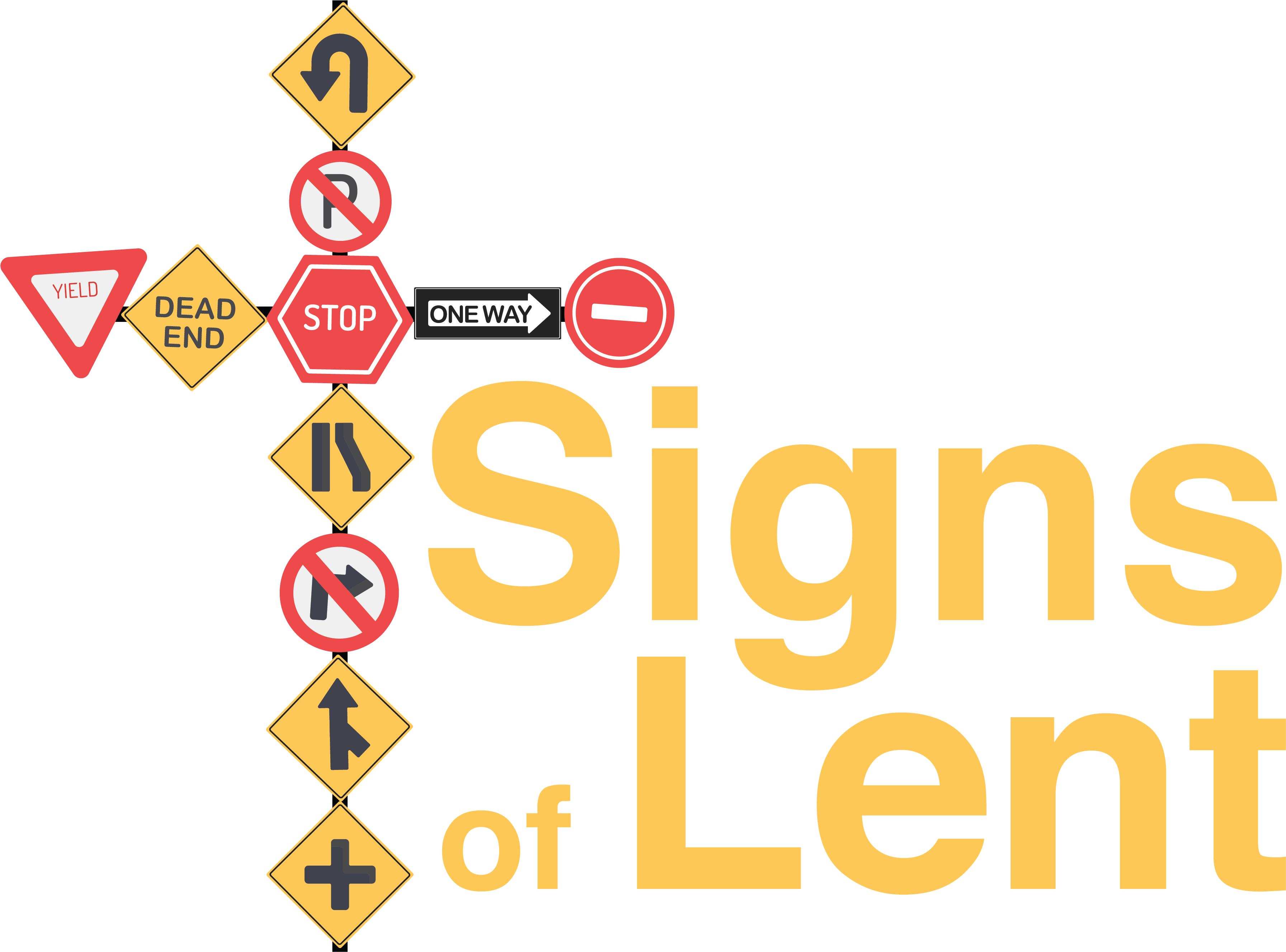 Signs Of Lent Yellow-01 - My Silent War (3731x2781), Png Download