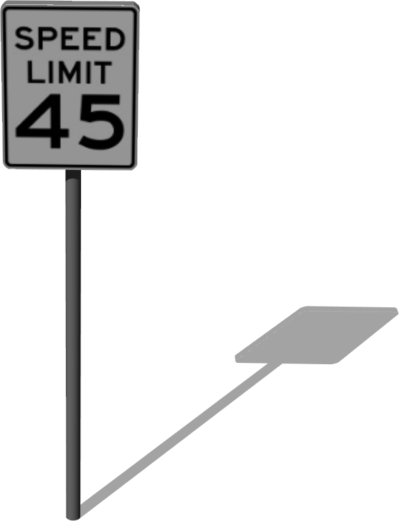 One Way Sign - Cafepress Speed Limit 25 Sign Yard Sign (576x751), Png Download