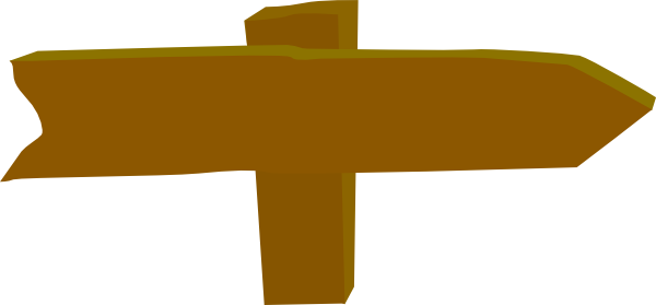 Sign Post Clipart (600x279), Png Download