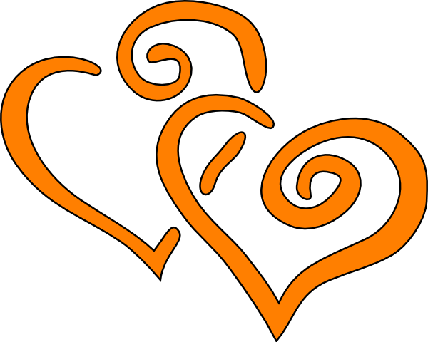 How To Set Use Golden Hearts Overlapping Svg Vector - Transparent Background Gold Heart (600x480), Png Download