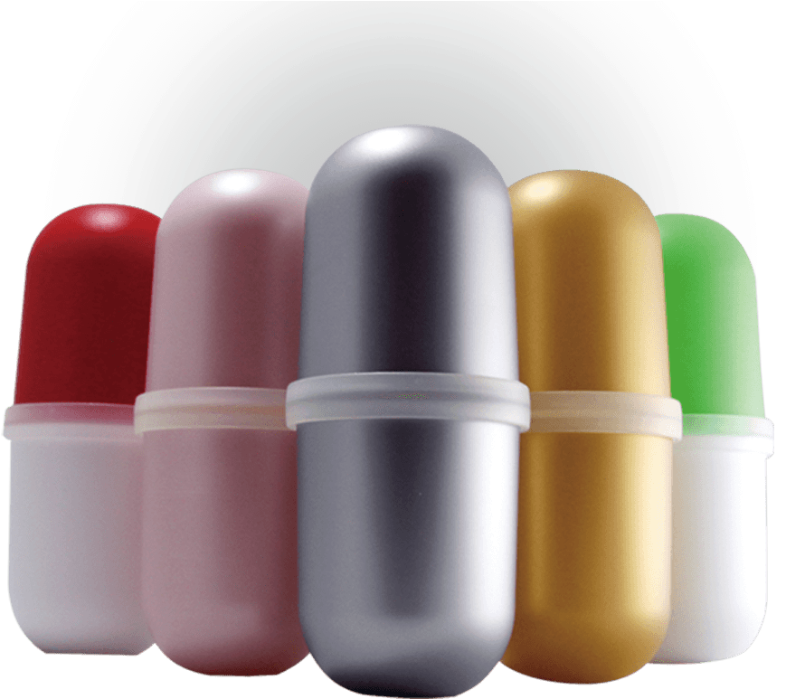 Buder Colorful Capsule Shaped Case - Capsule (950x950), Png Download