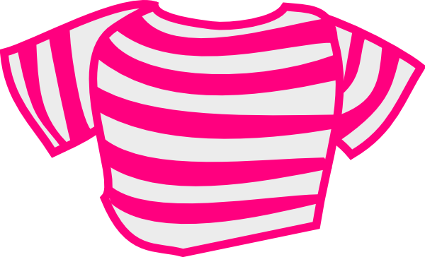 Clip Art Pink Shirt (600x364), Png Download
