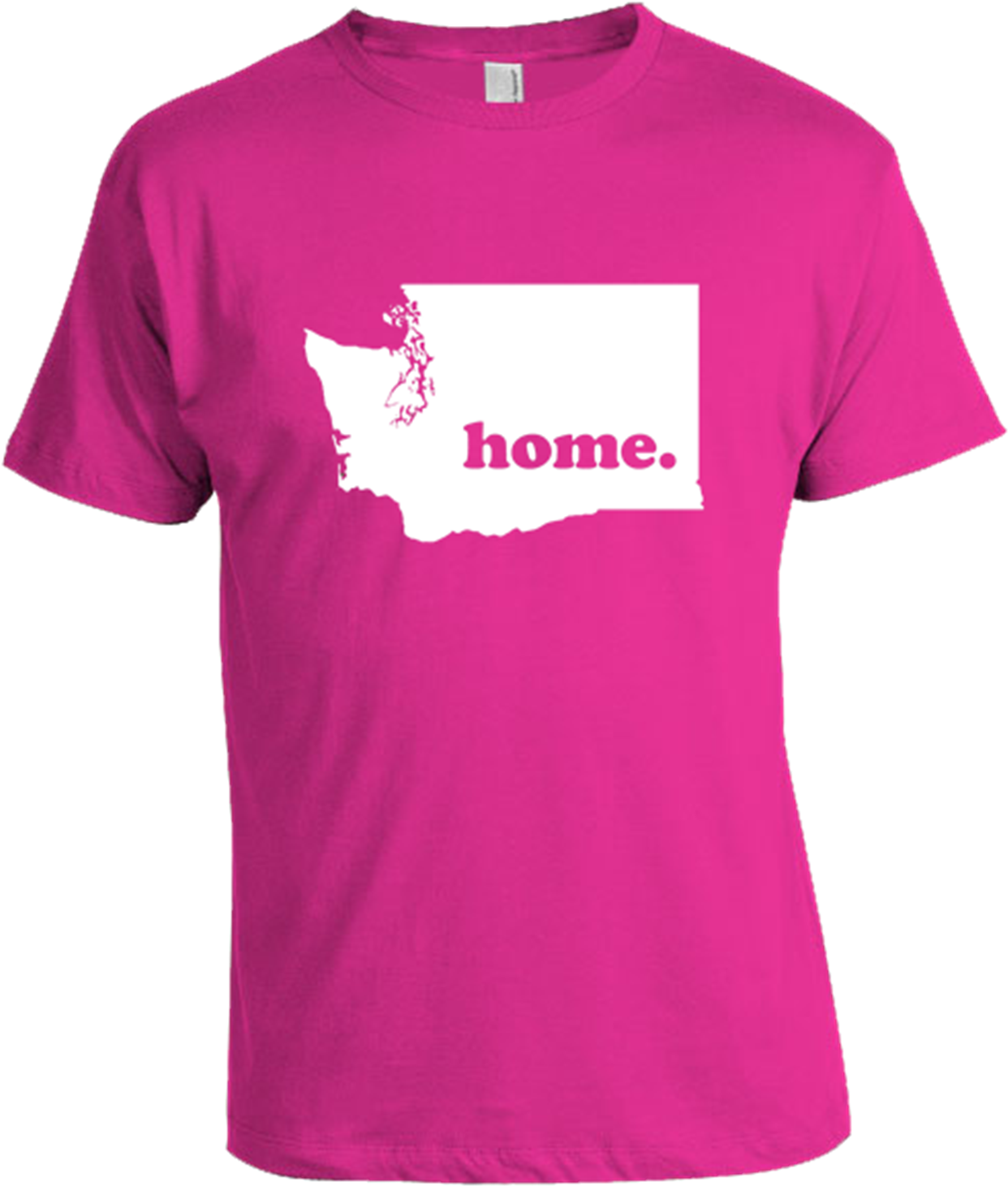 Washington - Home State- White On Gray - Lantern Press (1299x1655), Png Download