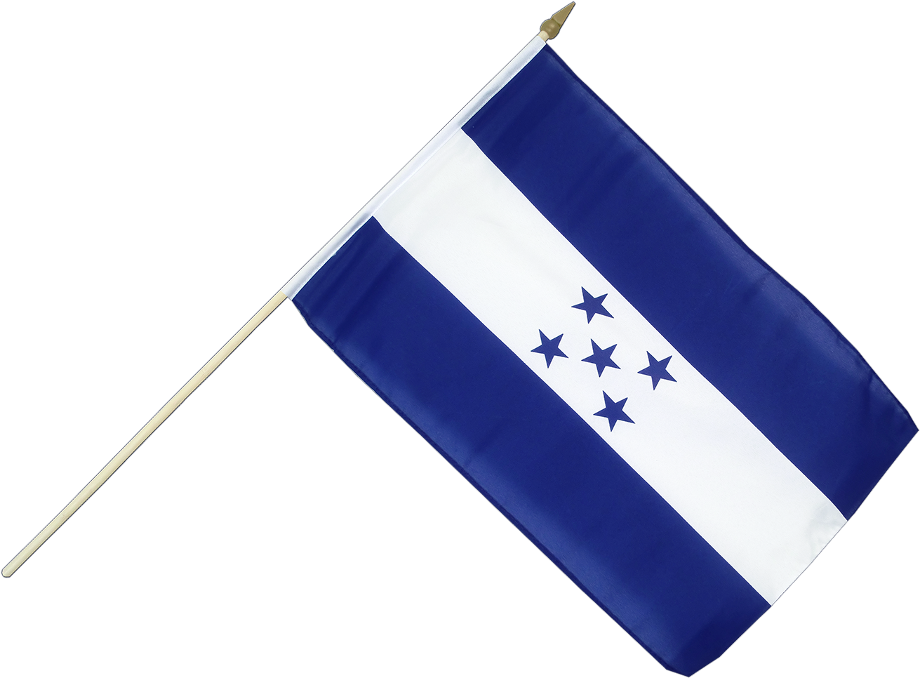 Hand Waving Flag 12x18" - El Salvador Hand Flag (1500x1260), Png Download