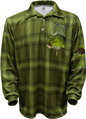 Plaid Cod - Murray Cod Fishing Shirts (432x480), Png Download
