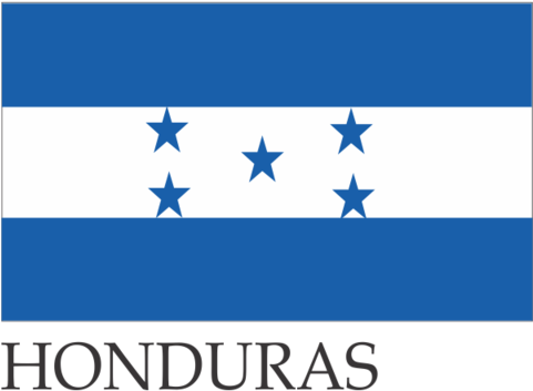 Honduras Flag 3 X 5 Feet - Honduras (480x480), Png Download