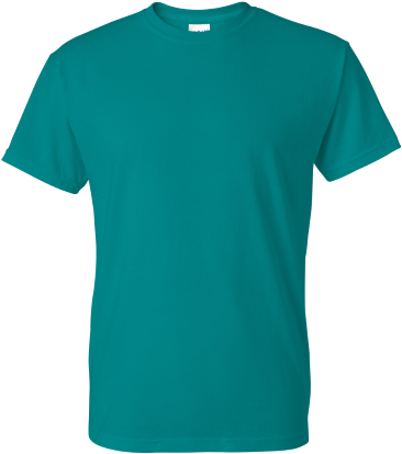 Gildan Dryblend 50/50 T-shirt - T Shirt Design Green (400x500), Png Download