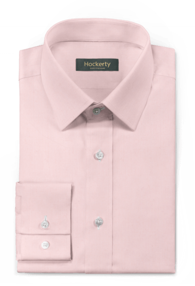 Pink Shirt - Custom Wedding Tuxedo - White French Cuff Linen Shirt (400x585), Png Download