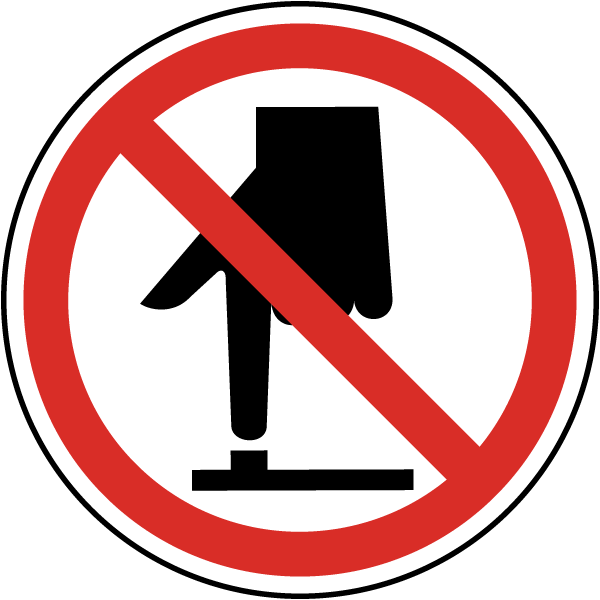 Do Not Touch Label - Danger Do Not Touch Tower (600x600), Png Download