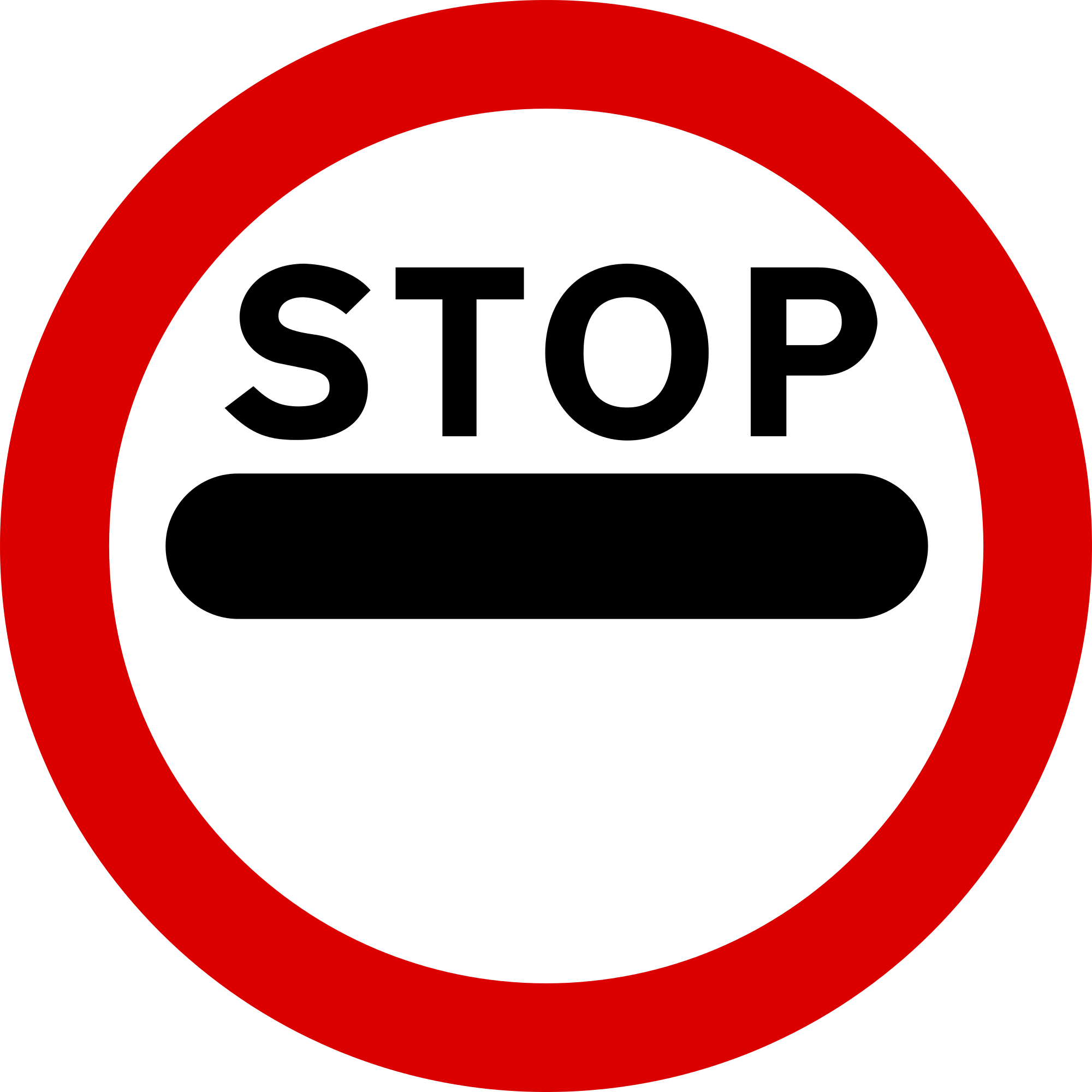 Open - School Crossing Patrol Sign (2000x2000), Png Download
