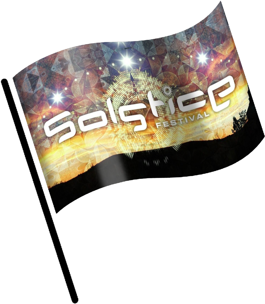 Solstice Flag - Banner (1000x1000), Png Download