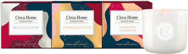 Circa Home 2018 Limited Edition Christmas Mini Candle - Bar Soap (832x750), Png Download