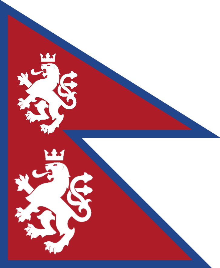Redesignsi Tried To Make A Nepalised Flag Of The Netherlands - Macedonian Lion (726x885), Png Download