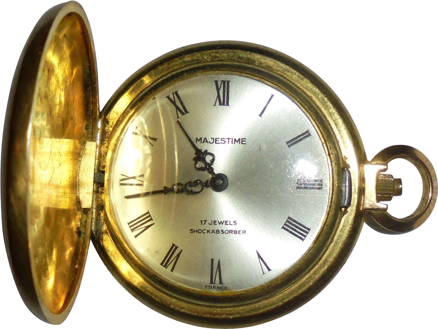 France 17 Jewels Majestime Vintage Pocket Watch Fancy - Watch (1771x1771), Png Download