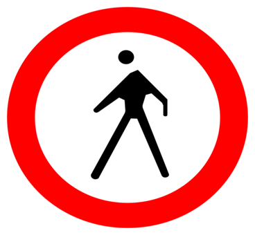Traffic Sign No Symbol Warning Sign (368x340), Png Download