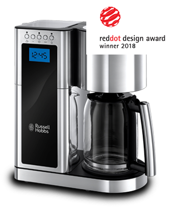 Russell Hobbs Eu Elegance Coffee Maker With Glass Carafe - Russell Hobbs Elegance Coffee Maker (348x410), Png Download