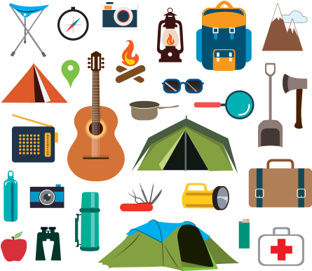 Nature The Graphic Cave - Png Camping Graphic (1200x628), Png Download