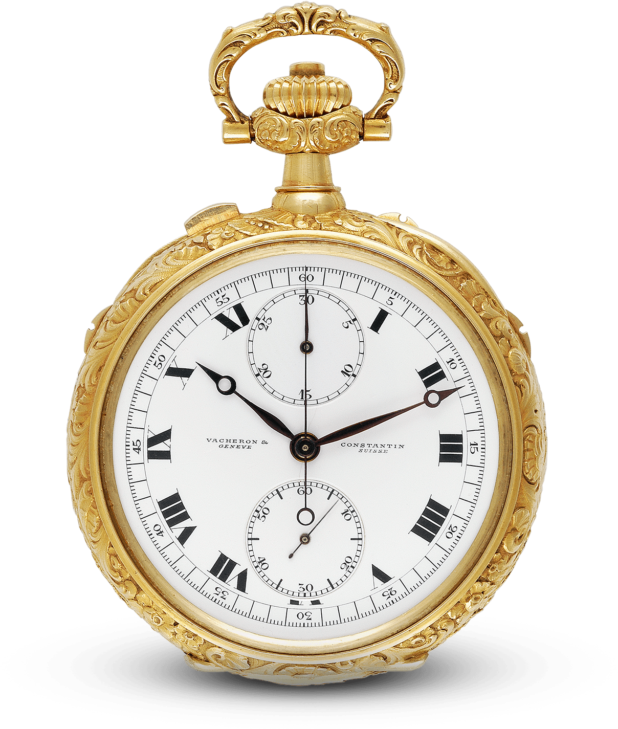 Patek Philippe Vintage Open Face Pocket Watch 14k Yellow (1500x1500), Png Download