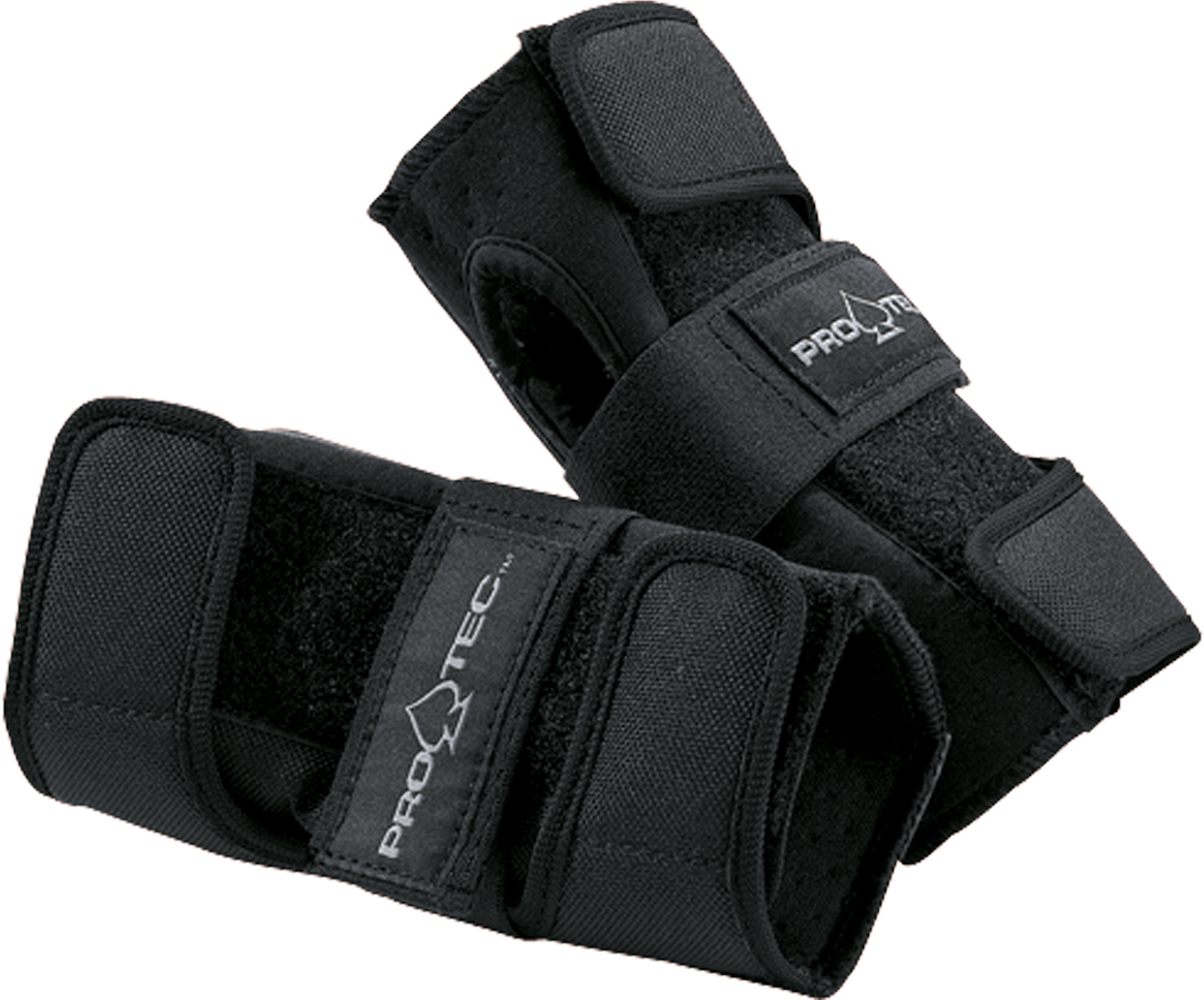 Street Wrist Guard Black - Pro Tec Knee Pads And Helmet (2000x2000), Png Download