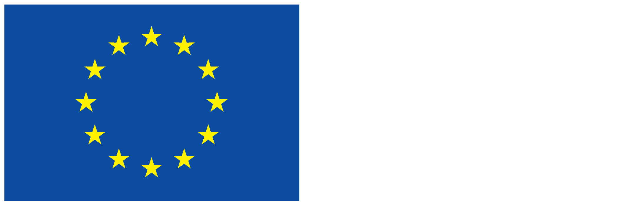 Eu Logo - European Union Flat Flag (3383x1012), Png Download