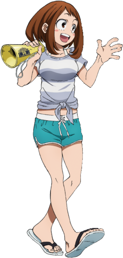 Ochaco Tokyu Hands Summer Outfit - ヒロ アカ メリッサ シールド (446x938), Png Download