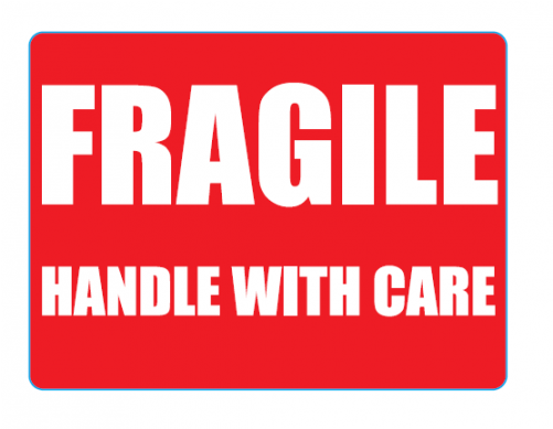 'fragile Handle With Care' Labels - Destiny 2 Data Fragment (500x500), Png Download