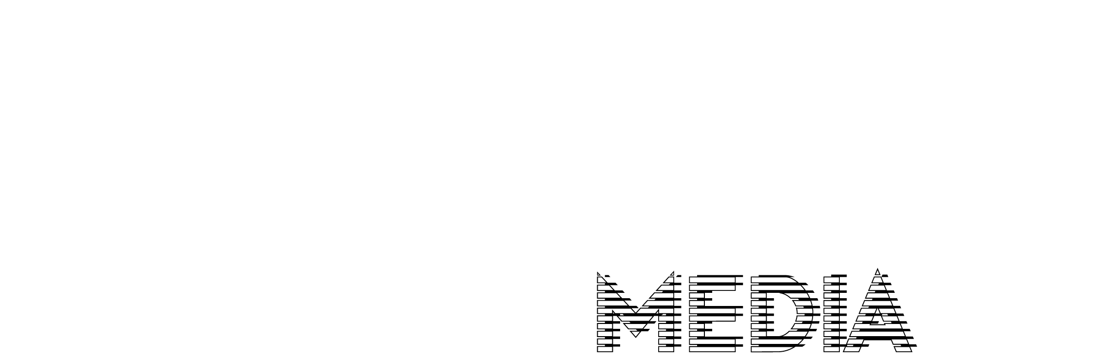 Eu Flag-crea Eu Media Neg [white] Hr (2310x756), Png Download