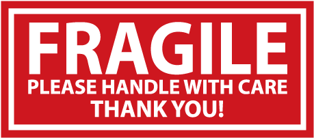 Fragile Handle With Care Sign Board - Fragile Heart (504x504), Png Download