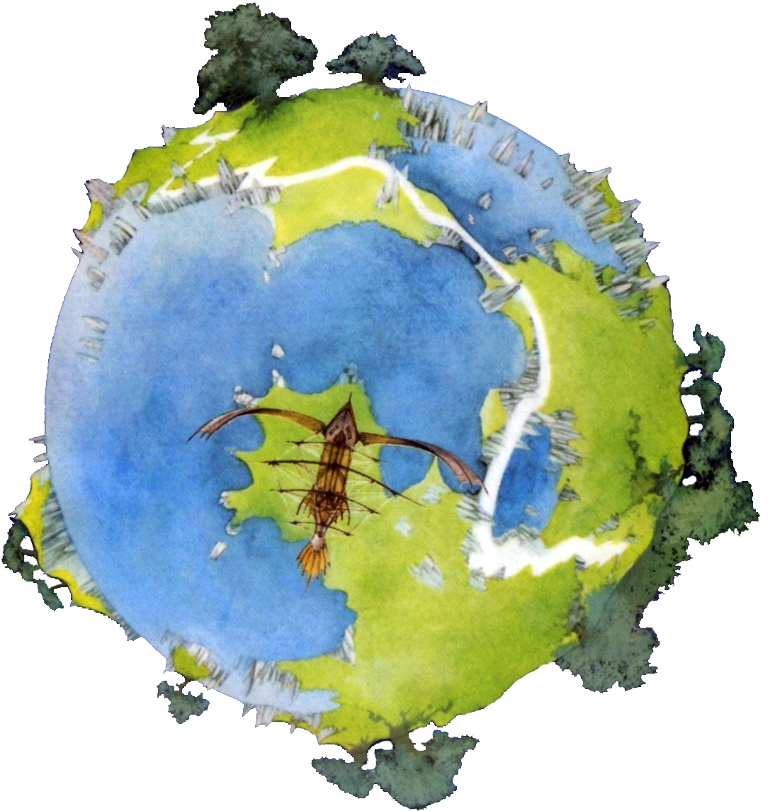 Le Blog Notes De La Mansarde - Yes Fragile Planet (1200x1200), Png Download