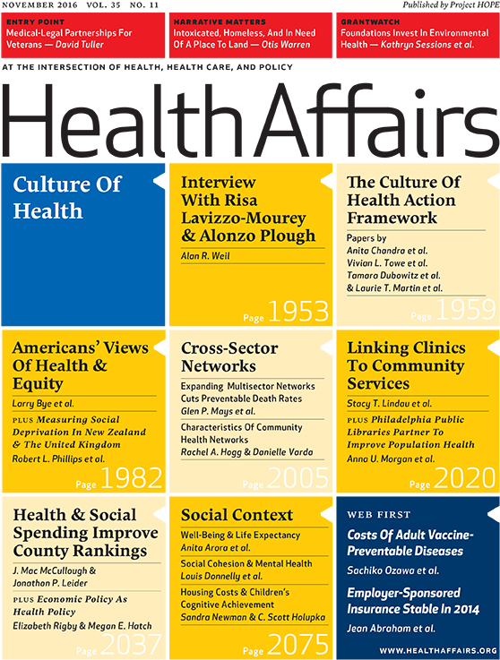 Health Affairs (600x778), Png Download