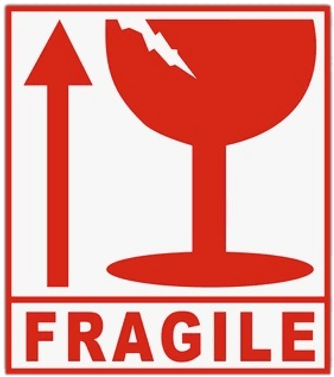 Fragile Sticker (400x400), Png Download
